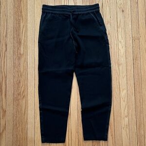 Ann Taylor Women’s Classic Black Elastic Trouser with Satin detail and Strip